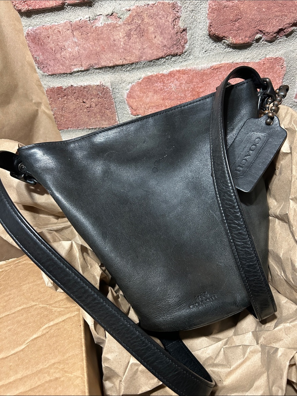 Coach Bleecker Sport Mini Duffle #32281 vintage,black - Picture 3 of 12